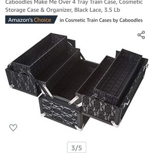 Caboodles 4 tray train case